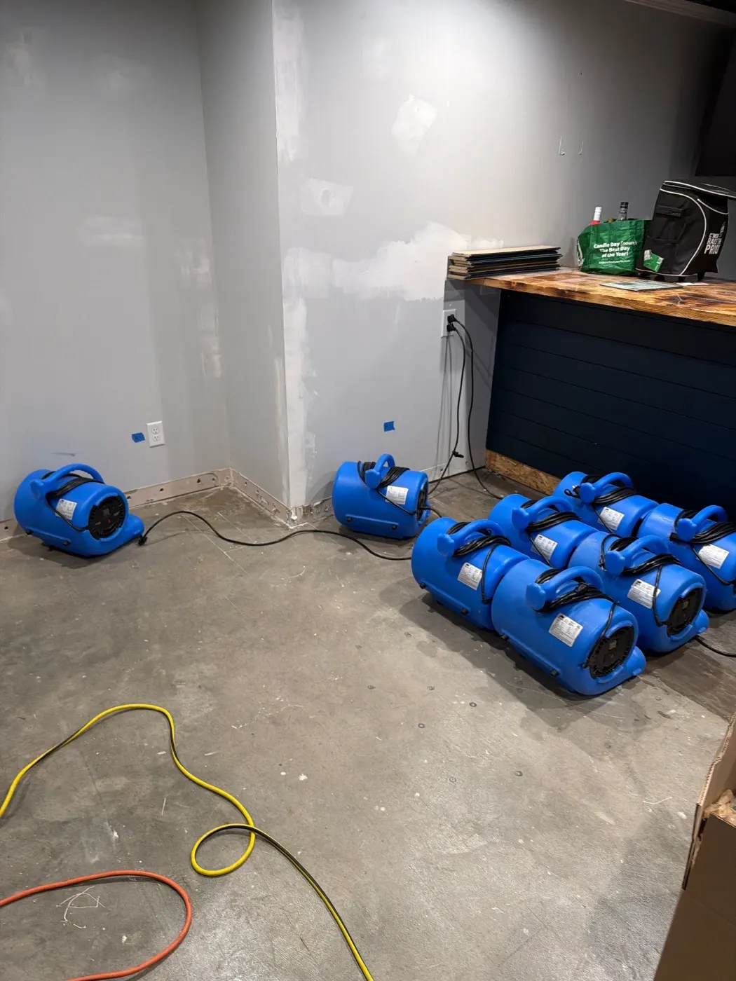 Water damage restoration by Frankton Water Restoration near Elwood, IN
